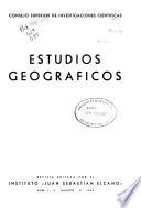 Estudios geográficos