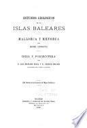 Estudios geológicos de las Islas Baleares. Mallorca y Menorca
