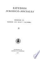Estudios jurídico-sociales