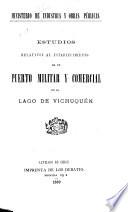 Estudios relativos al establecimiento de un puerto militar y comercial en el Lago de Vichuquén