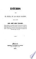 Estudios sobre el cólera de los siglos pasados