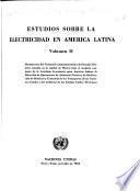 Estudios sobre la electricidad en América Latina