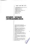 Estudios sociales centroamericanos