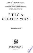 Etica o filosofía moral