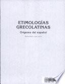Etimologias Grecolatinas