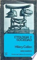 Etología y Sociedad
