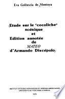 Etude sur le cocoliche scénique et édition annotée de Mateo d'Armando Discépolo
