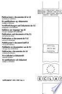 EU-publikationer og -dokumenter modtaget af Biblioteket