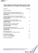 European Review of Latin American and Caribbean Studies