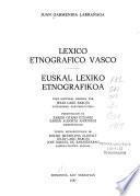 Euskal lexiko etnografikoa
