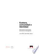 Euskara, comunidad e identidad