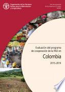 Evaluación del programa de cooperación de la FAO en Colombia 2015-2019