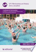 Eventos en fitness seco y acuático. AFDA0210