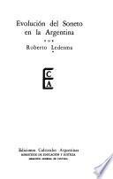 Evolución del soneto en la Argentina