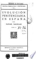 Evolución penitenciaria en España