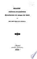 Examen crítico-filosófico de la Revolucion de Mago de 1843