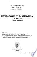 Excavaciones en la ciudadela de Roses
