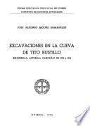 Excavaciones en la cueva de Tito Bustillo (Ribadesella, Asturias)