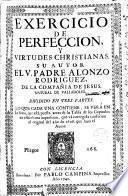 Exercicio de Perfección y Virtudes Cristianas