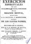 Exercicios espirituales de las excelencias provecho y necesidad de la oración mental