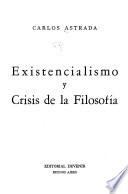 Existencialismo y crisis de la filosofía