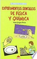 Experimentos sencillos de física y química