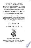 Explanatio Iuris Decretalium