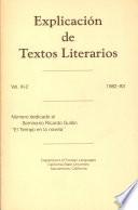 Explicacion de Textos Literarios