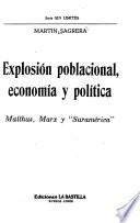 Explosión poblacional, economía y política