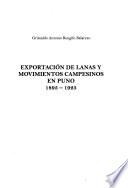 Exportación de lanas y movimientos campesinos en Puno, 1895-1925