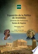 Exposición de la Política de Aristóteles [Sententia libri Politicorum] TOMÁS DE AQUINO