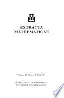 Extracta Mathematicae
