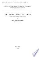 Extremadura en 1829