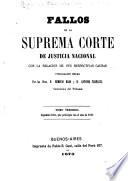 Fallos de la Corte Suprema de Justicia de la Nación