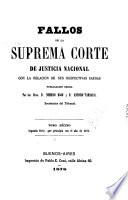 Fallos de la Corte suprema de justicia de la nación