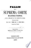 Fallos de la Corte Suprema de Justicia de la Nación