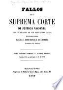 Fallos de la Corte suprema de justicia de la nación