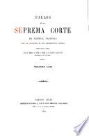 Fallos de la Corte Suprema de Justicia nacional