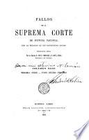 Fallos de la Corte Suprema de Justicia nacional