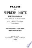 Fallos de la Corte Suprema de Justicia nacional