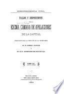 Fallos y disposiciones de la exma. Cámara de Apelaciones de la Capital
