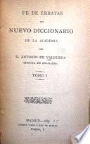 Fe de erratas del Nuevo Diccionario de la Academia