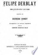 Felipe Derblay, comedia en cuatro actos y cinco cuadros