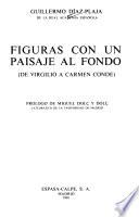 Figuras con un paisaje al fondo