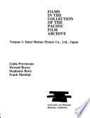 Films in the Collection of the Pacific Film Archive