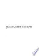 Filosofía actual de la mente