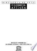 Filosofía antigua