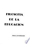 Filosofía de la educación