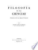 Filosofía de las ciencias