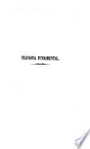 Filosofía fundamenta, 2